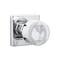 Sure-Loc Hardware Sure-Loc Hardware Bergen Square Passage Knobset, Polished Chrome BG101-SQ 26 - alternate 1